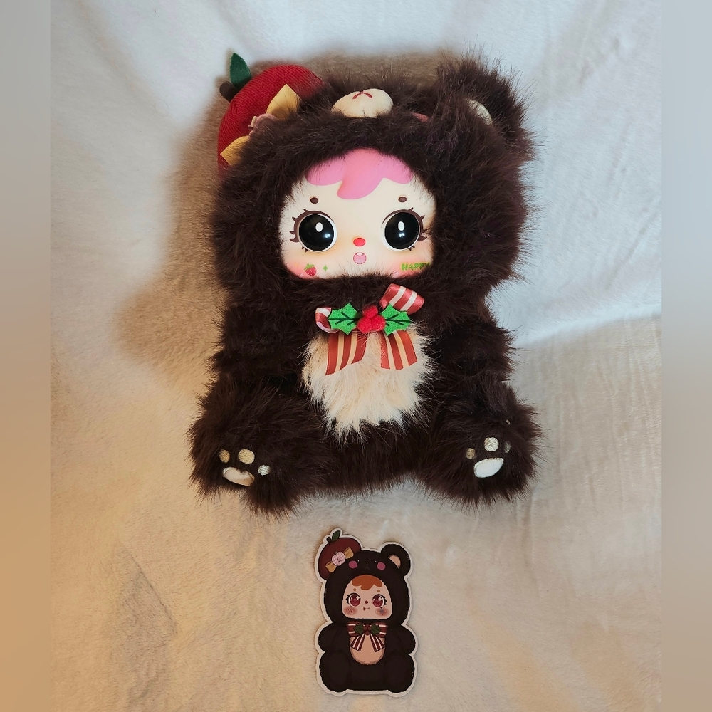 SAMUEL Ping An Little Bear Miracle Christmas Night Plush 680% 🐻